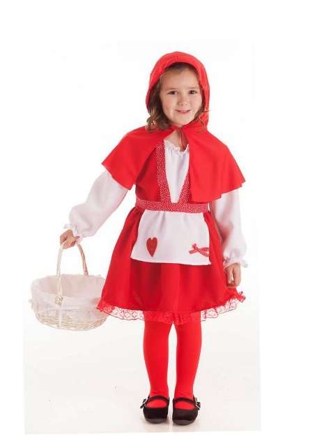 Disfraz de Caperucita Roja para niña