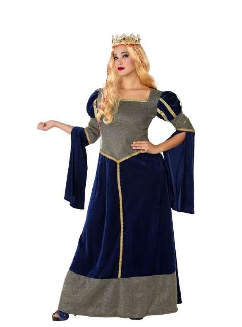 Disfraz de Dama Corte Medieval talla grande para mujer