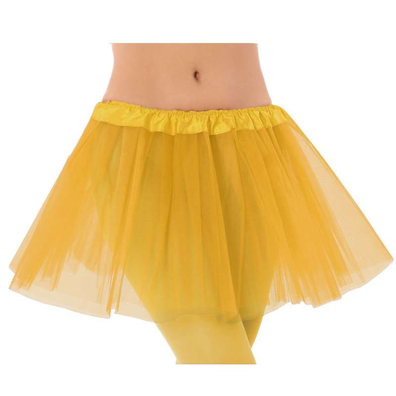 Falda tul amarillo | MyHappyFun -Disfraces y complementos