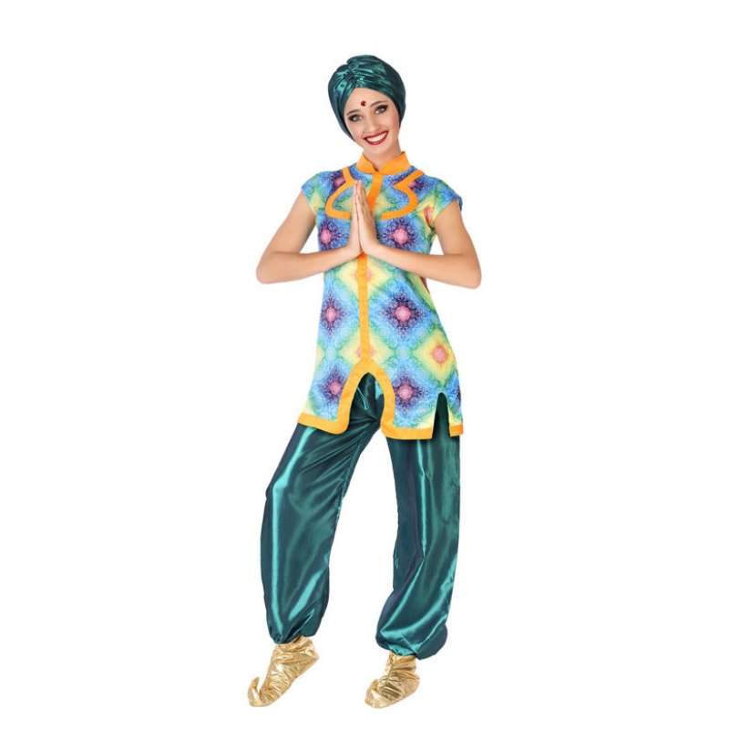 Atosa Disfraz Hindu Mujer Adulto Verde XS : : Moda